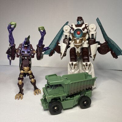 Transformers Lot: 1998 Beast Wars Terrorsaur + Voyager Vector Prime + Devastator