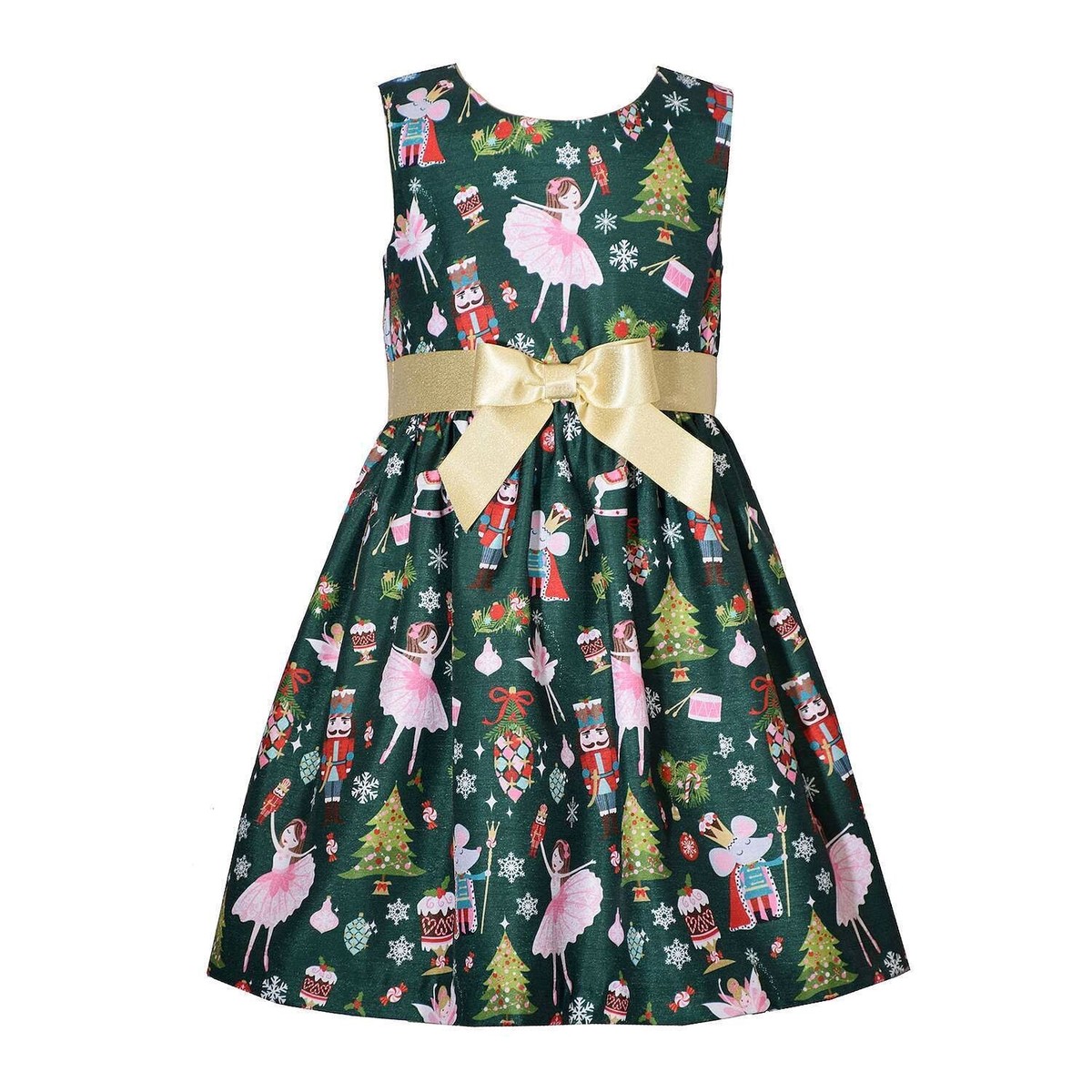white christmas dresses Sequin Ballerina Social Dress 18/2 / Green main image 0