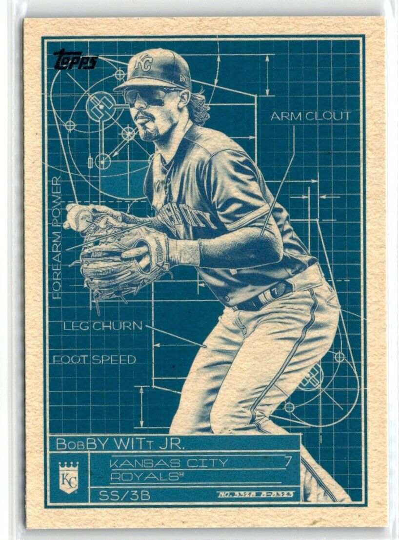 2024 Topps Series 1 Superstar Blueprint Bobby Witt Jr. #SB 2024 Topps Series 1 Superstar Blueprint Bobby Witt Jr. #SB