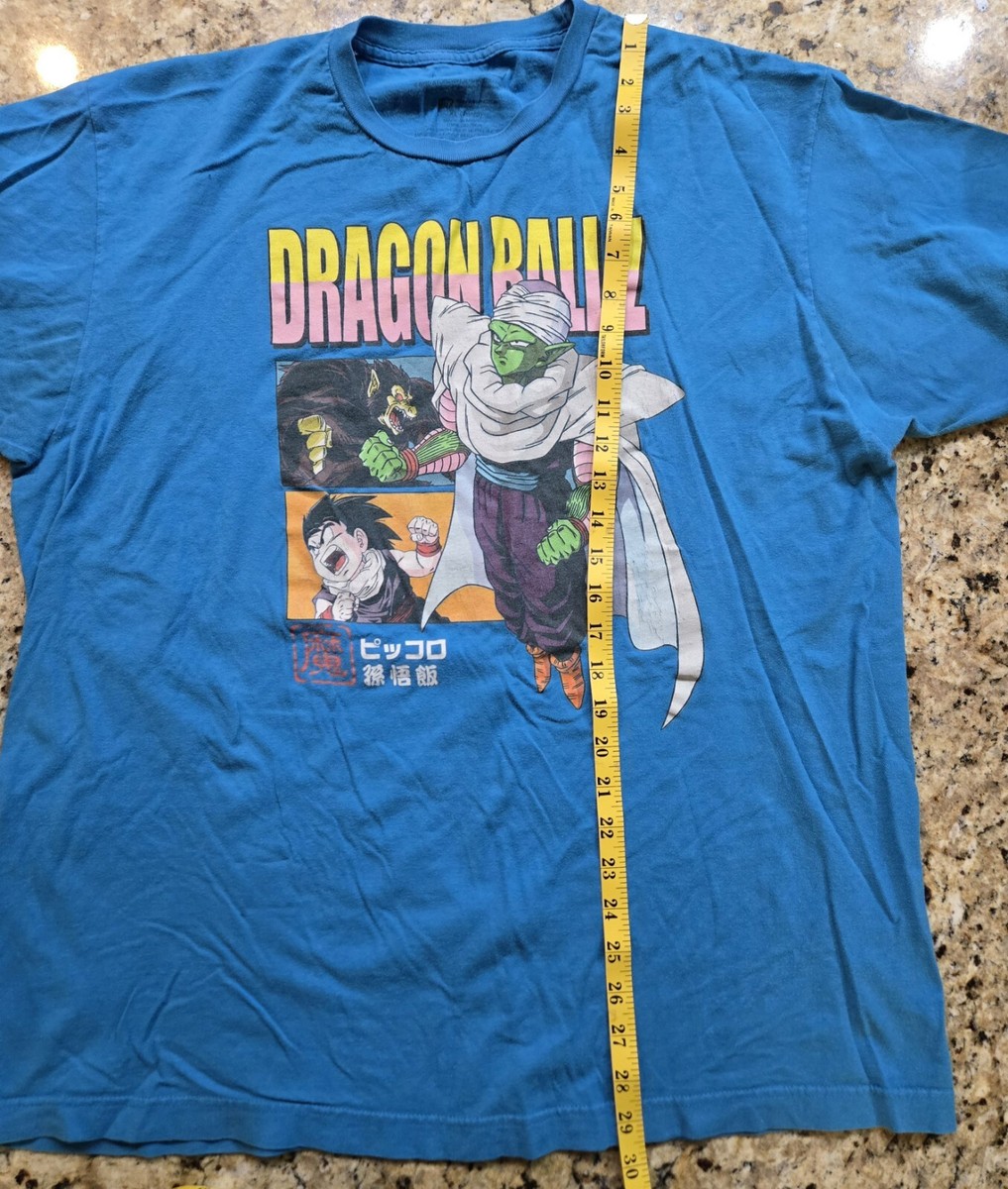 DRAGON BALL Z sz XL (46/48) Blue Graphic Tee Piccolo Son Gohan