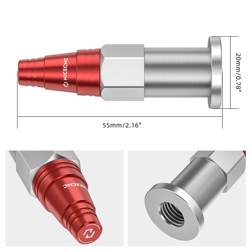 NICECNC 10X1.25mm Spiked Wheel Lug Nuts Set For Yamaha YFZ450R 2009 2010-2021 - Picture 6 of 8