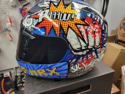 ATV Sparx Moto Design Helmet Size XS White DOT Approved