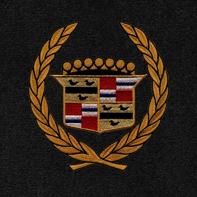 Lloyd Mats Classic Loop Cadillac Crest Logo 4 Pc Floor Mats (1941-2001) Foto 3 de 4