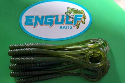 Engulf Baits 5" Wacky Bungee Worm. "NEW" 10 Baits Per Pack