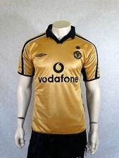 Manchester United Away Football Shirt Jersey 2001 - 2002 Umbro S # 11 Giggs