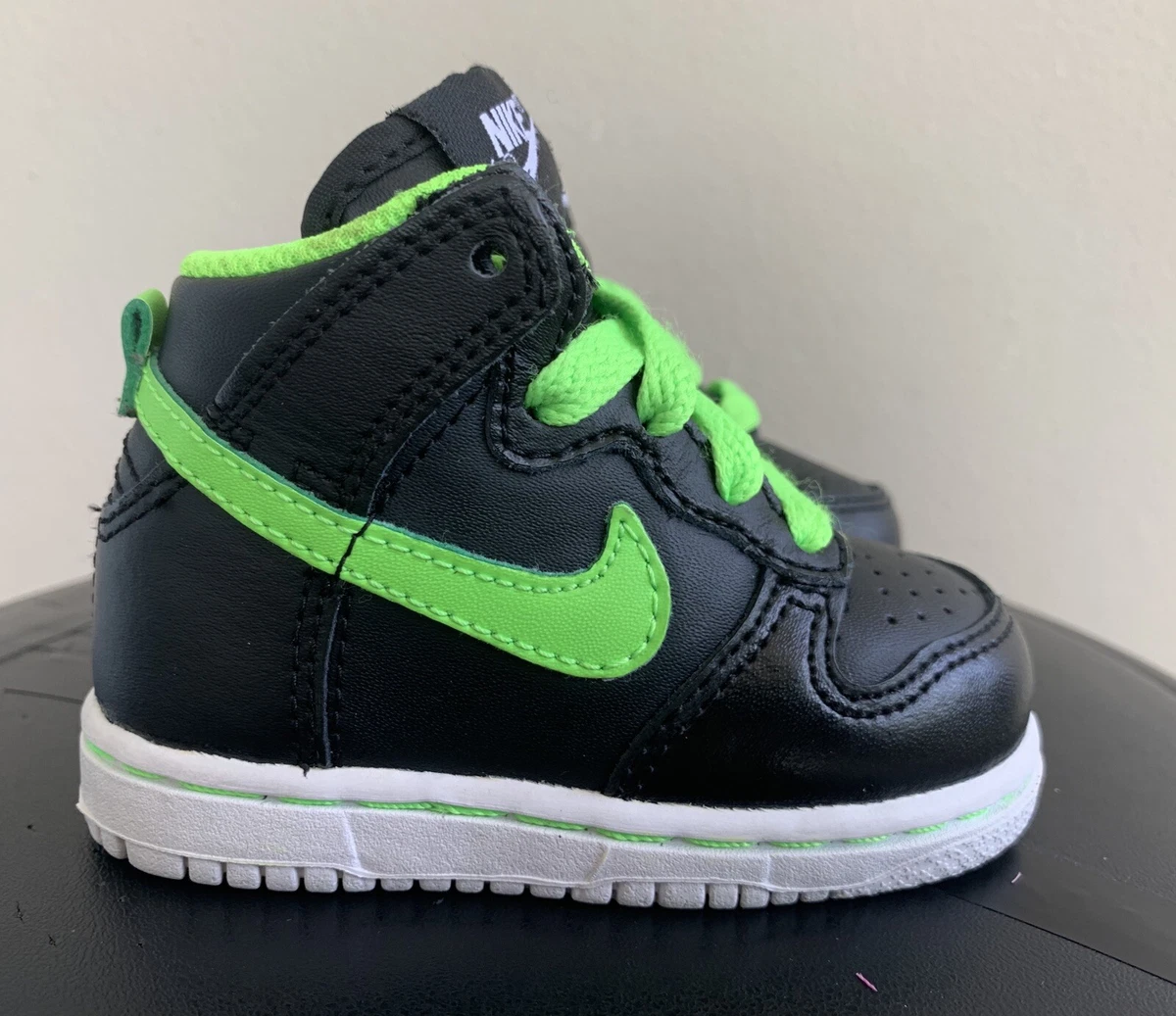 2010 Nike Lil Dunk High ND TD sz 4c GIT Elec Green not sb ben jerry travis  scott
