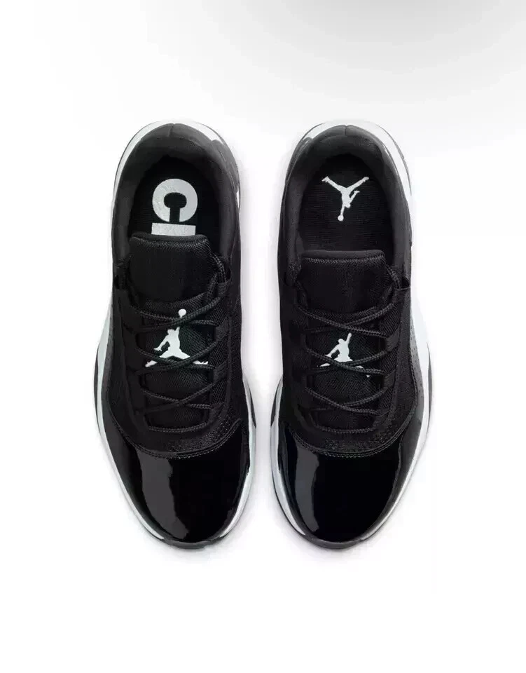 Air Jordan 11 CMFT 低帮男式多码黑色/白色 FN6787 010 快速发货 — 第 3/4 张图片