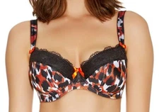 FREYA AA1783 HALF CUP PADDED UNDERWIRE BALCONY BRA MINX TABASCO ANIMAL PRINT