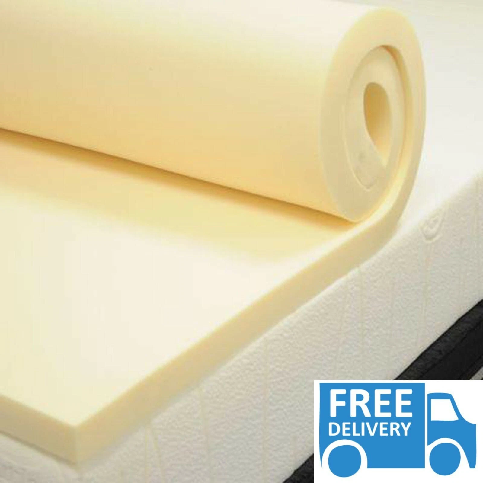 100% Memory Foam Mattress Topper Available All Sizes & Depths Orthopedic &Comfy
Opens in a new windo