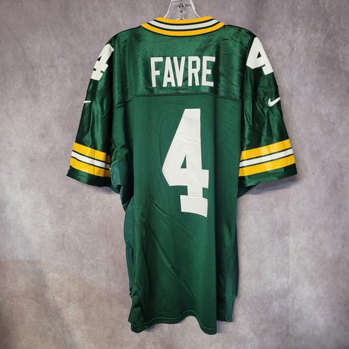 VTG 90s Nike Authentic Pro Line NFL Green Bay Packers Brett Favre 4 Jersey 48 XL - Picture 7 of 9