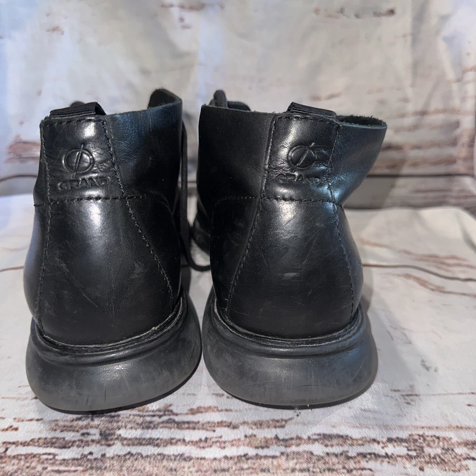 Bota Cole Haan Masculina 2.ZeroGrand Chukka Estilo Preto C26198 - Imagem 4 de 4