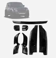 Passend für Neu Defender Riffelblech Kit Glanz Schwarz 90 110 2020+ Verkleidung Schutz
