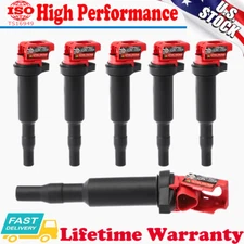 6Pcs Ignition Coils For BMW 325i 328i 335 535 X3 X5 0221504470 12137594937 UF592