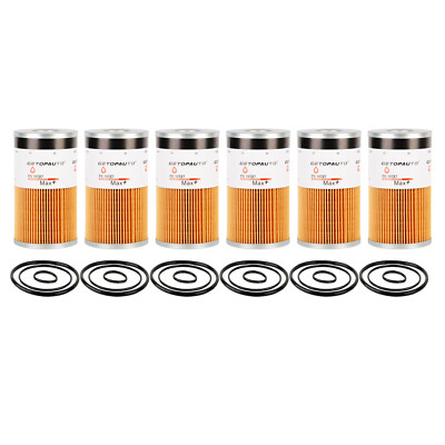 6Pcs FS19727 Fuel/Water Separator Fit For Hino 198 258 268 338 358 WorkStar 7600