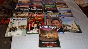 Lot of 25 2002 The Card Player Magazine Rare Vintage Las Vegas Play to Win!