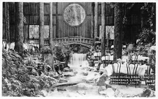 F20/ Brookdale California Postcard RPPC 40s World Famous Dining Room