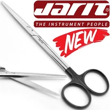 JARIT 102-119 Metzenbaum-Lahey Supercut Serrated STR Straight Scissors 5-5/8"