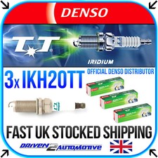 3x DENSO IKH20TT IRIDIUM TT SPARK PLUGS FOR HONDA INSIGHT 1.0 Hybrid 04.00-12.06