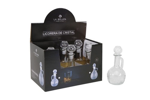 Vasetti Vetro Portatili Fiaschette Vetro 0,5 Cl - Set 2 Pezzi Con Tappo Ermetico - Per Liquori E Oli Fiaschette Vetro 0,5cl - 2