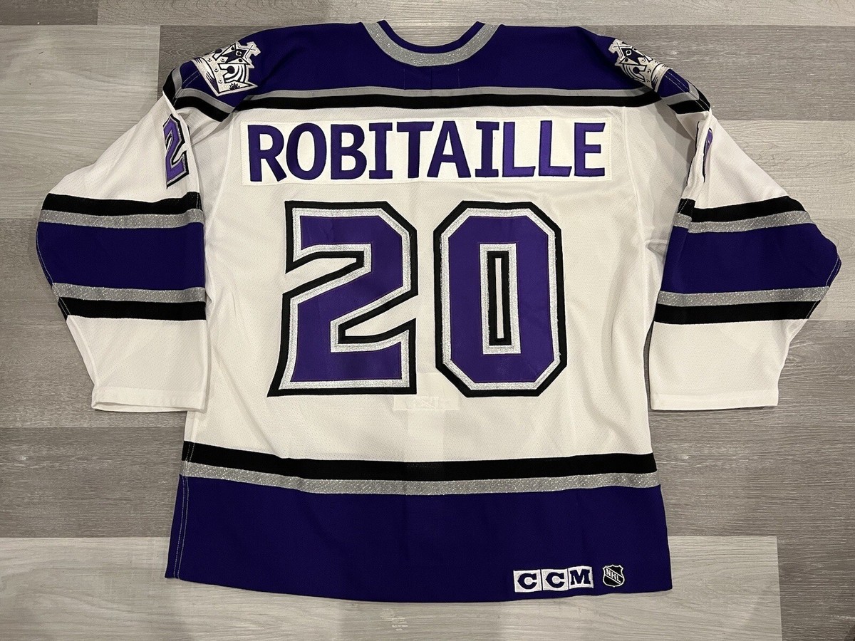1999-00 Authentic CCM Luc Robitaille Los Angeles Kings NHL Hockey