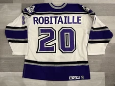 1999-00 Authentic CCM Luc Robitaille Los Angeles Kings NHL Hockey Jersey Sz 52