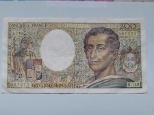 billet de 200 francs 1992 montesquieu