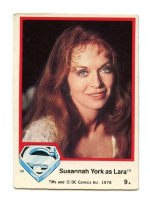 1978 DC Comics Superman The Movie Card #9 Susannah York as Lara