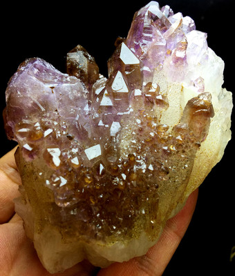 309g WOW! Beautiful Super Seven Skeletal Amethyst Quartz Crystal Specimen N6