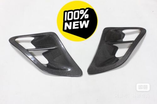 Real Carbon fiber GT2 Side fender Air Intake Scoops vents fit Porsche 997 Turbo - Foto 2 di 4