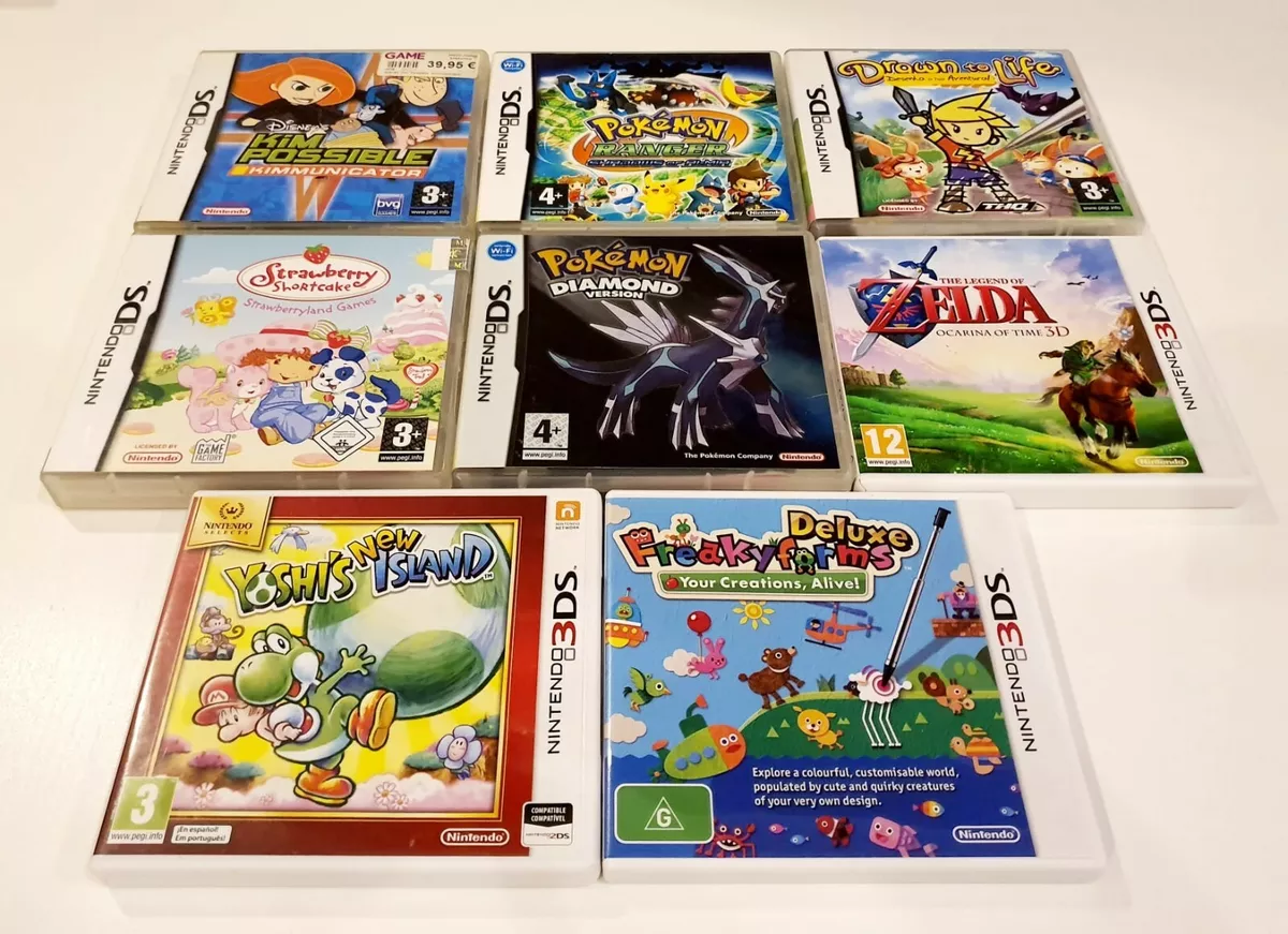 Nintendo DS and 3DS Games Listing-- RARE