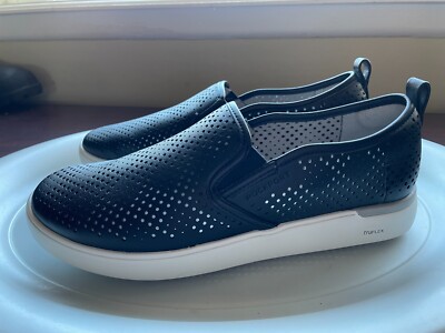 ROCKPORT Truflex Parissa Perf Gore Slip on SHOE FLAT Women's SIZE 9 W BLACK NEW