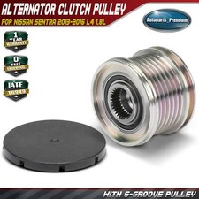 Alternator Clutch Pulley for Nissan	Sentra 2013-2019 L4 1.8L 6 Grooves Clockwise