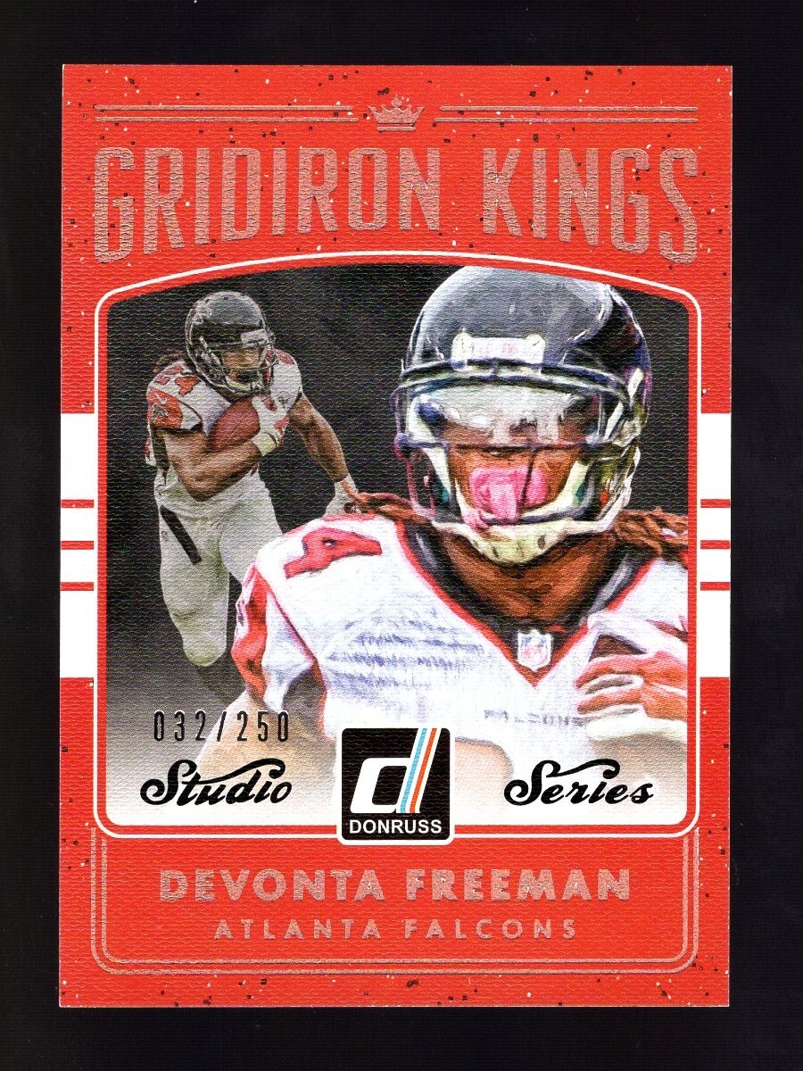 2016 DONRUSS GRIDIRON KINGS STUDIO SERIES #31 DEVONTA FREEMAN 32/250 FALCONS