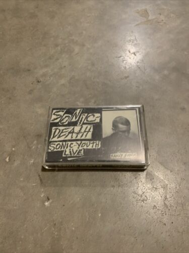 SONIC YOUTH SONIC DEATH LIVE VINTAGE CASSETTE TAPE GRUNGE ALTERNATIVE RARE 1988