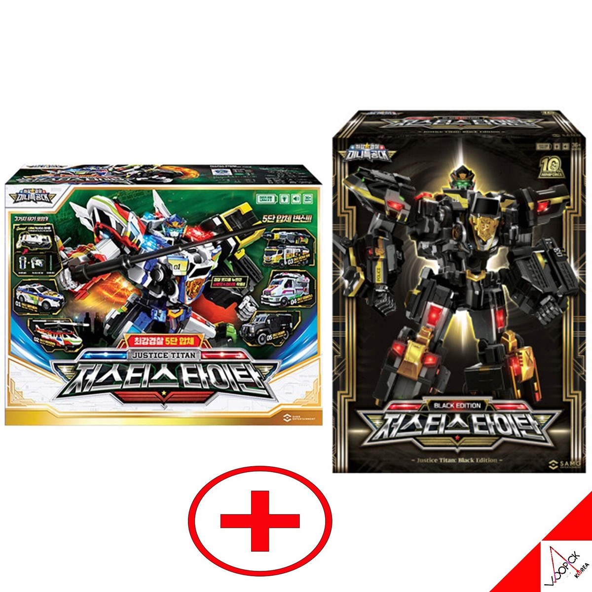 Miniforce Super Cops JUSTICE TITAN Normal + Black Edition