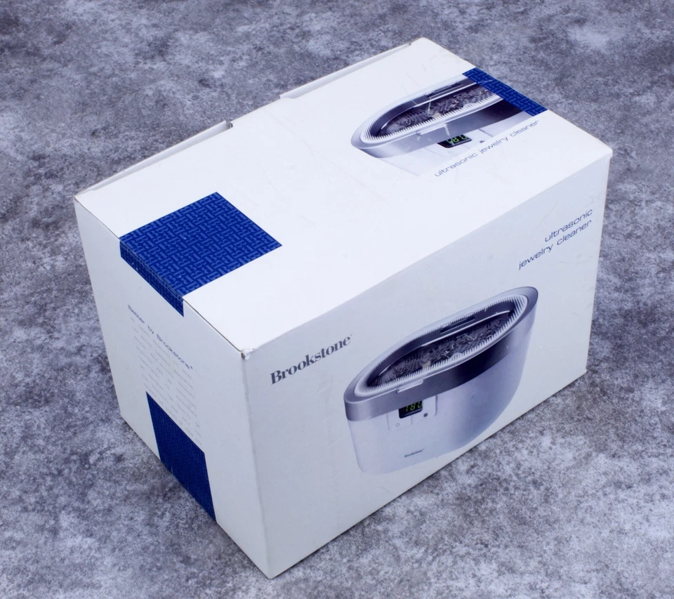 Brookstone Ultrasonic Jewelry / Eyeglass Cleaner Model No. OS - 6001 Works! - Image 2 of 3