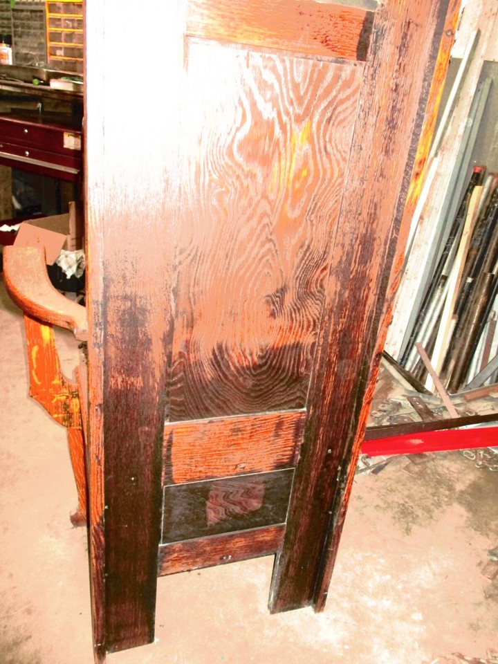 Vintage wooden Hall Tree/Bench eBay