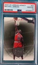 2009 Upper Deck Basketball #37 Michael Jordan Legacy PSA 10 Low Pop