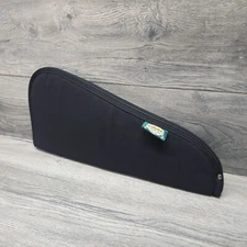 Cabela's Heavy Duty Black Soft Case Padded Zip Big Handgun Pistol Bag 16" New