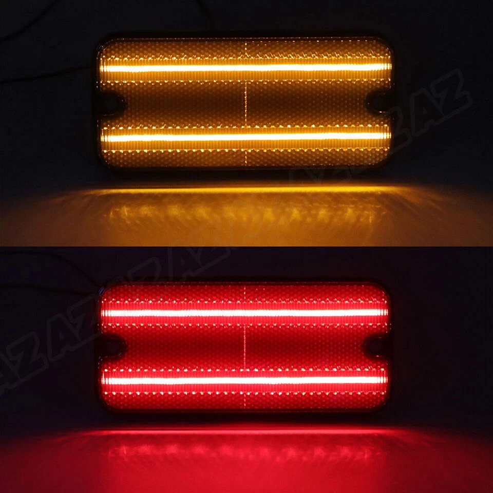 4xMarcador lateral LED para furgoneta Chevy 85-95 G10 G20 G30 85-96 GMC G1500 G2500 G3500 Foto 2 de 4