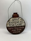 What Happens At Fish Camp — Man Cave Sign