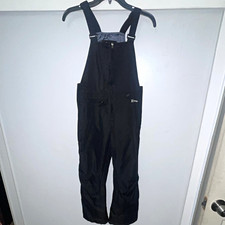 ARCTIX Men's Black Snow Bib Pants M 26" Inseam 32" Waist Pockets