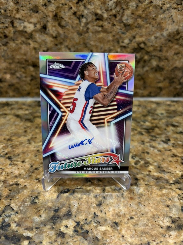 2023-24 Topps Chrome - Future Stars Autographs Marcus Sasser #FSA-MS (RC) 🔥 