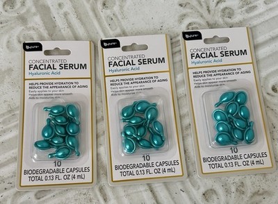 30 B PURE Concentrated Facial Serum Hyaluronic Acid Capsules