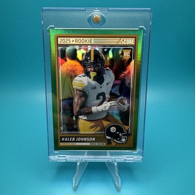 Steelers Superstar RC: 2025 Score Kaleb Johnson End Zone #3/6 Super Clean...