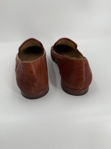 Frye Kenzie Nieten Cognac Leder geprägt spitz zulaufend flache Halbschuhe Größe 9,5 - Bild 5 von 14