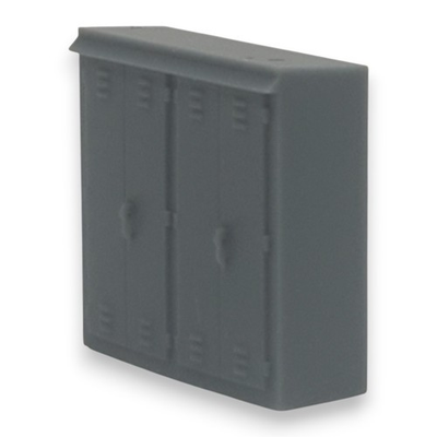 #ad HO Scale Trackside Electronics Cabinet Signal Box Double Wide for Model $10.99