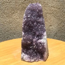 Raro esemplare minerale cristallo geode ametista 920G forma libera guarigione Reiki