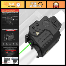 800 Lumens Tactical Pistol Light Laser Combo - Strobe, Green/Red/Blue, Fits Rail
