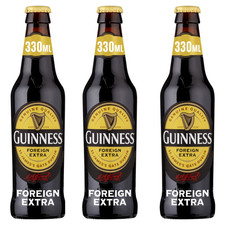 Guinness Foreign Extra Stout Beer 7.5% 'Bundle Deal 3x330ml'  (B.B 08.12.25)